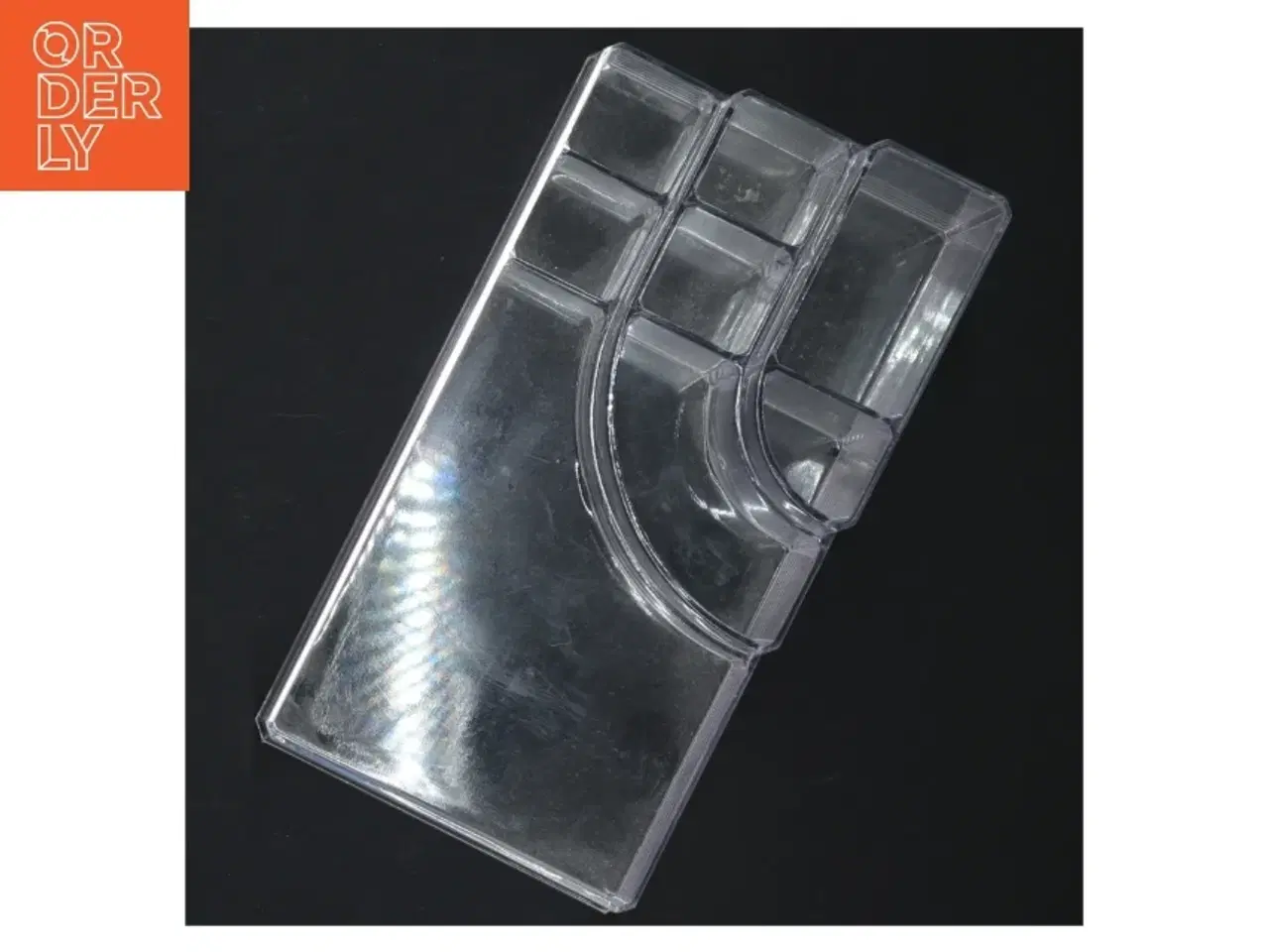 Billede 4 - Gennemsigtig plastik organisator (str. 17 x. 9,5 cm)