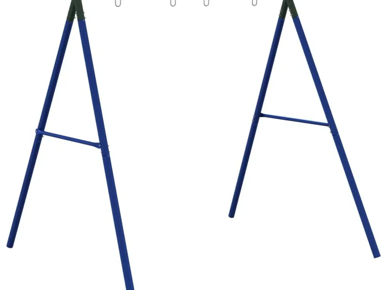 Billede 5 - Gyngestativ med 4 kroge stål blå