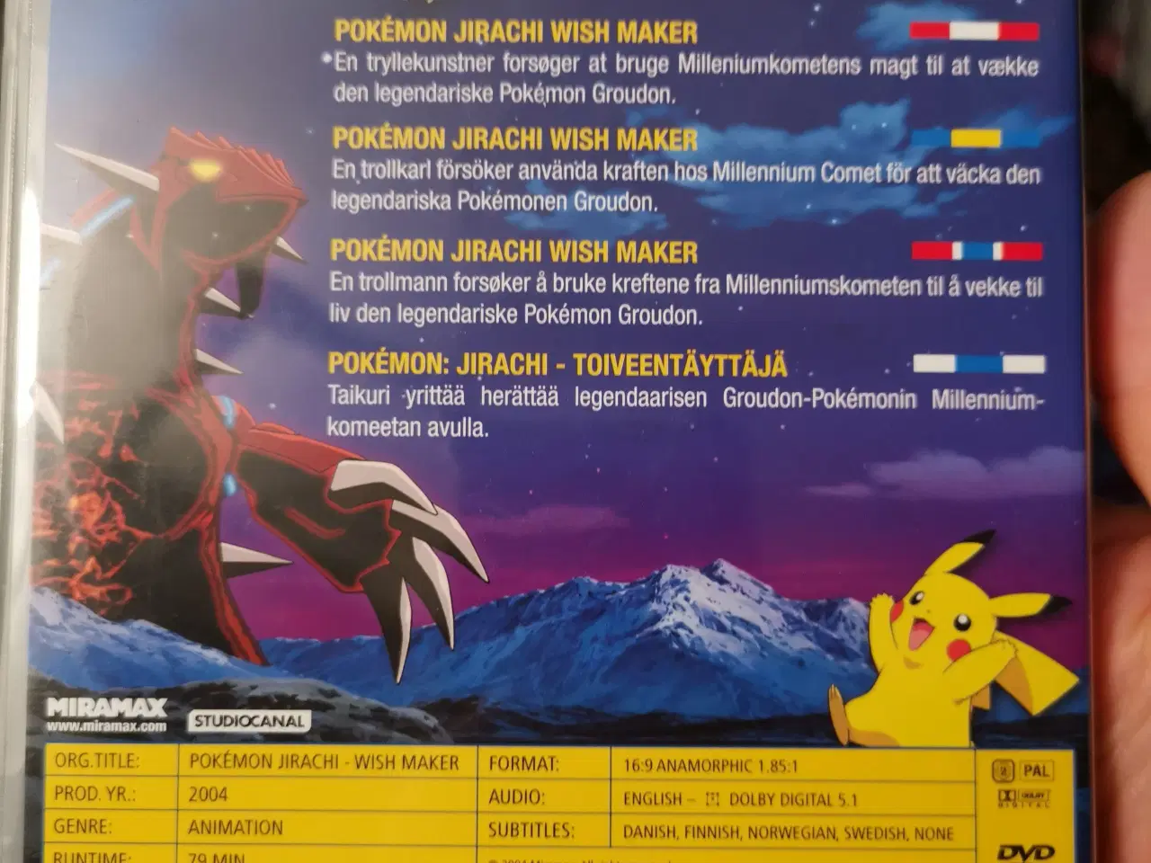 Billede 2 - Pokémon Jirachi - Wish Maker DVD