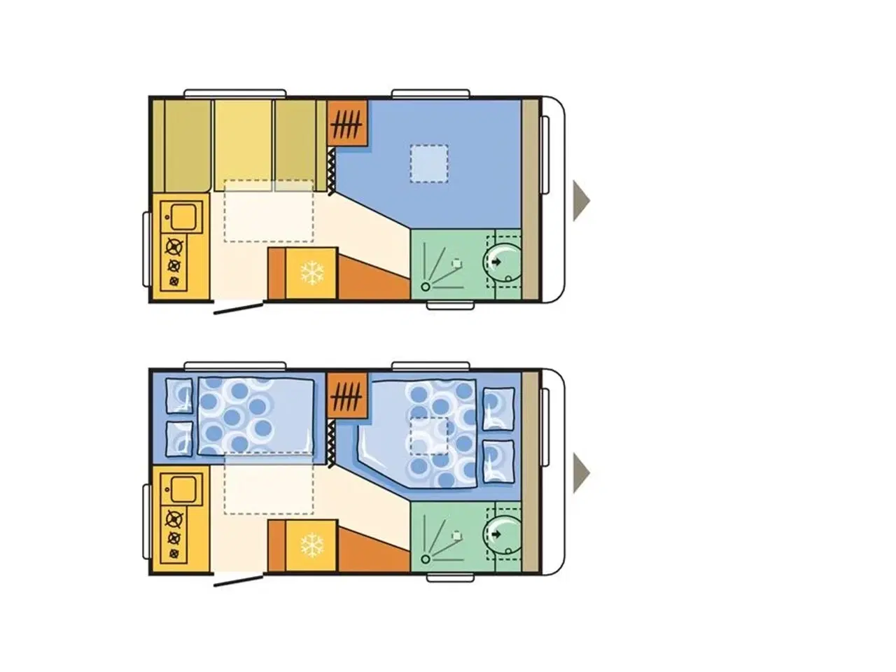 Billede 8 - 2018 - Adria Altea 402 PH   Adria Altea 402 PH (2018) – Let og kompakt vogn med mover &amp;amp; fortelt