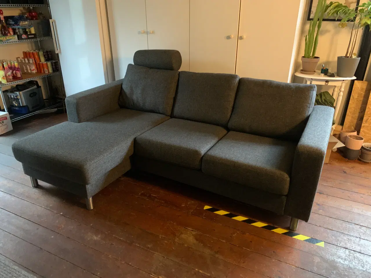 Billede 1 - Sofa med chaiselong - 3 pers.