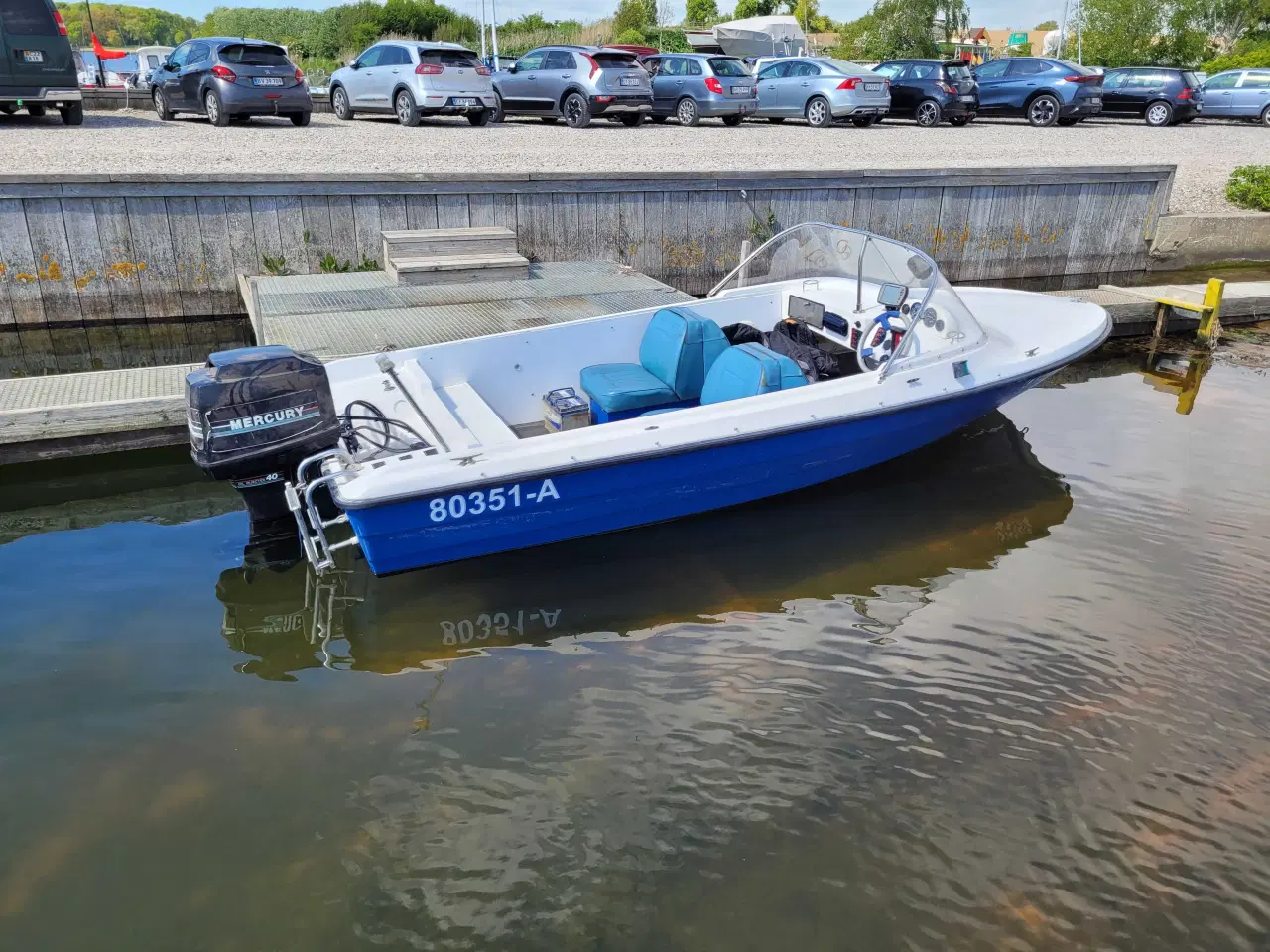 Billede 1 - 16fods almarine speedbåd med 40hk mercury