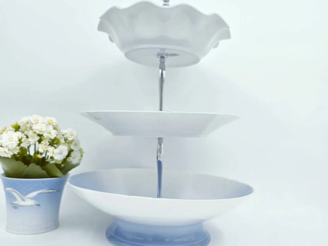 Billede 3 - Mågestel 3 etagers opsats Porcelæn