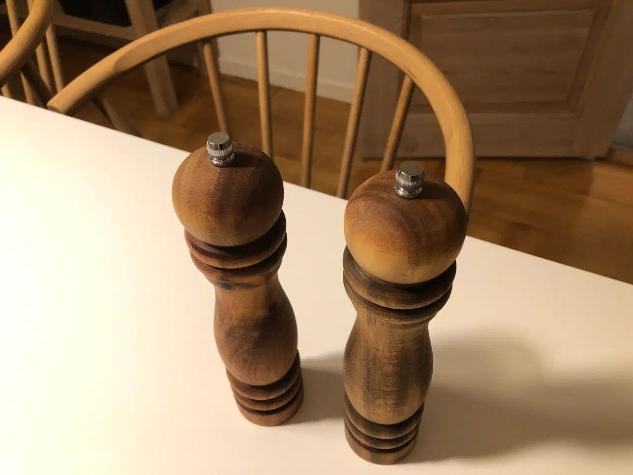 Billede 2 - Salt og peber kværn i flot træ