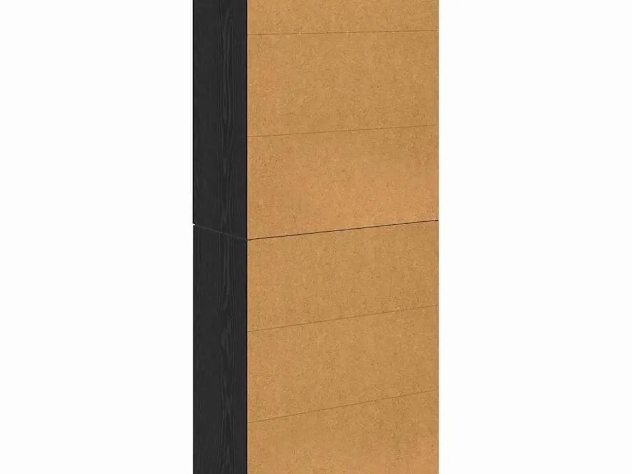 Billede 10 - Highboard 2 stk Sort eg 69,5 x 34 x 180 cm Konstrueret træ