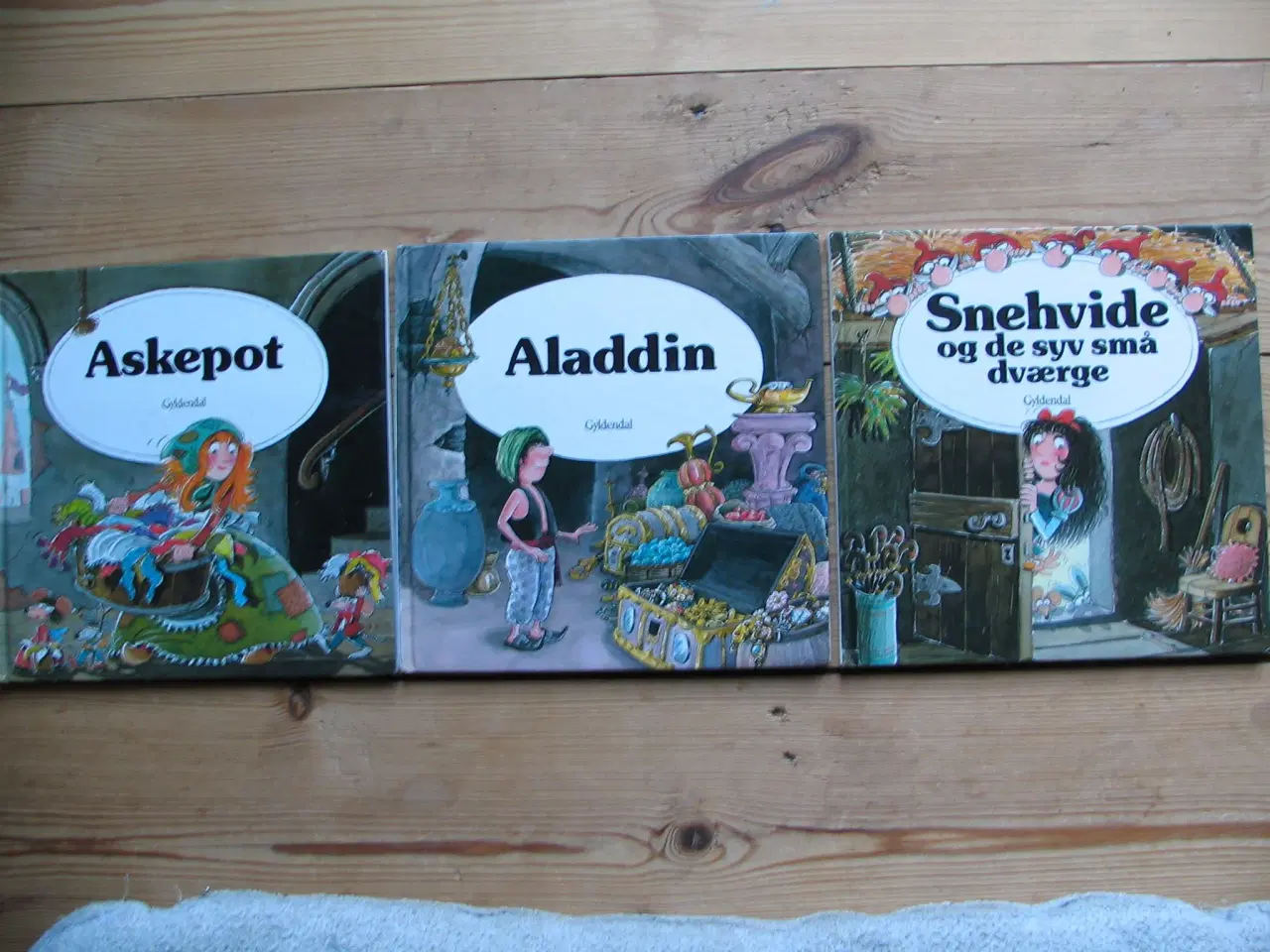 Billede 1 - Askepot, Aladdin og Snevide, 3 bøger