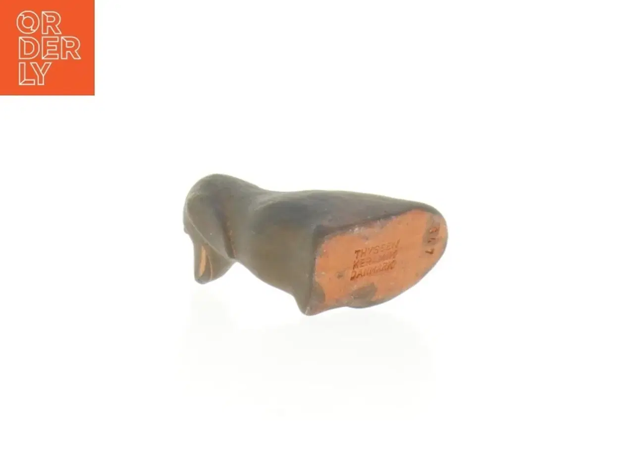 Billede 3 - Sjælden keramikhund nr. 647 fra Thyssen Keramik Danmark (str. 6,5 x 4 x 6 cm)