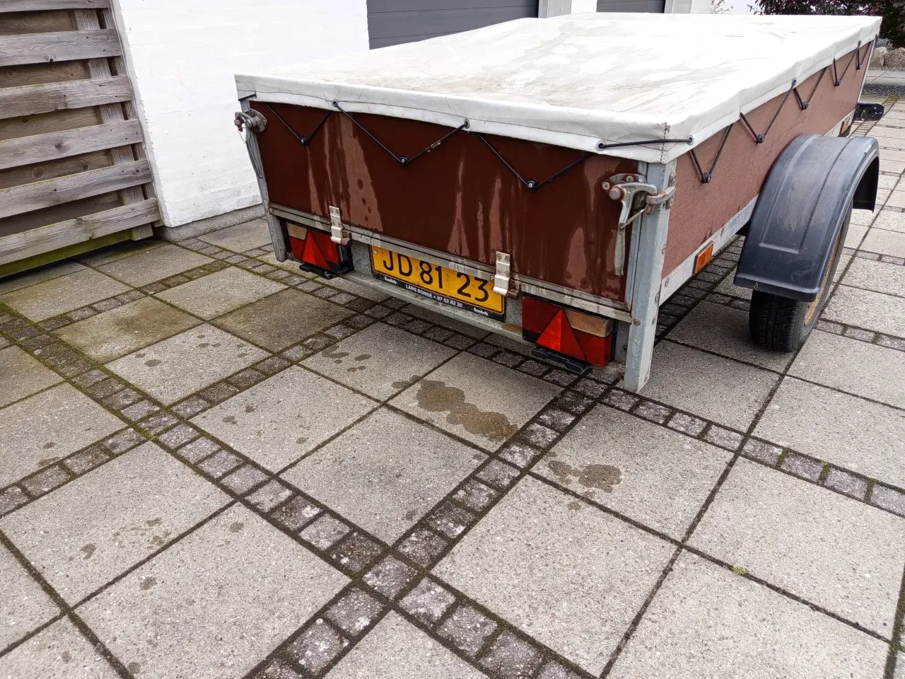 Billede 4 - Nysynet Brenderup 2205 trailer med nummerplade