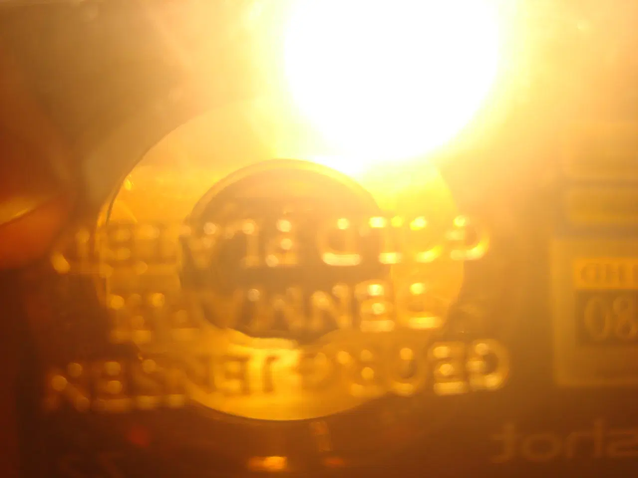 Billede 2 - GJ adventsstage - forgyldt, velholdt