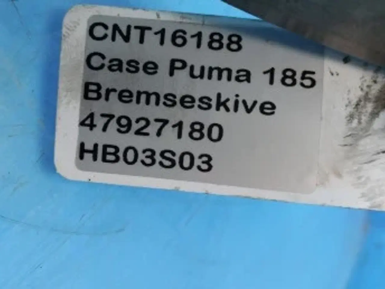 Billede 11 - Case Puma 185 Bremseskive 47927180