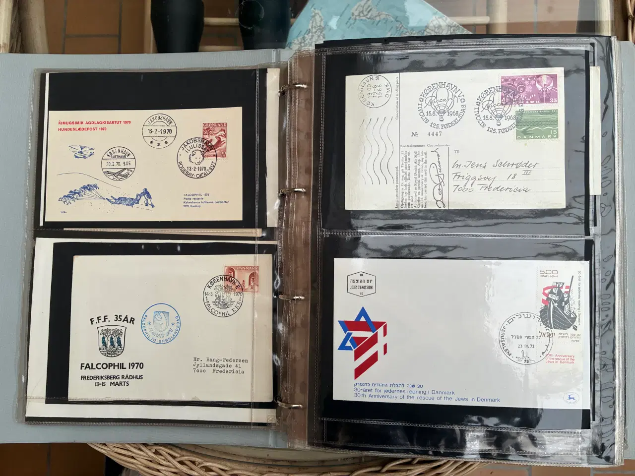 Billede 11 - Frimærker helsager stempler postnoteringer