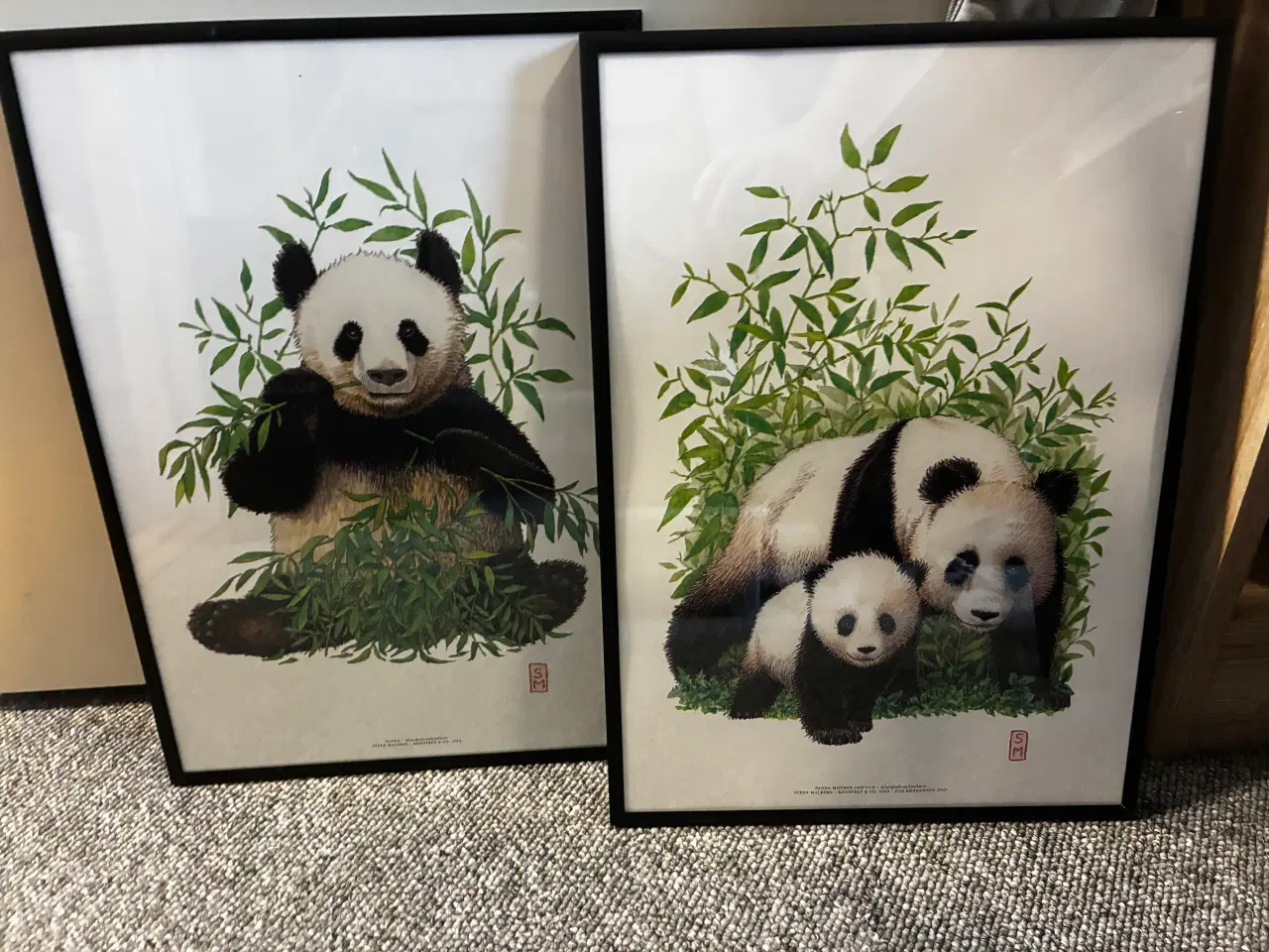 Billede 1 - Billede plakater med panda