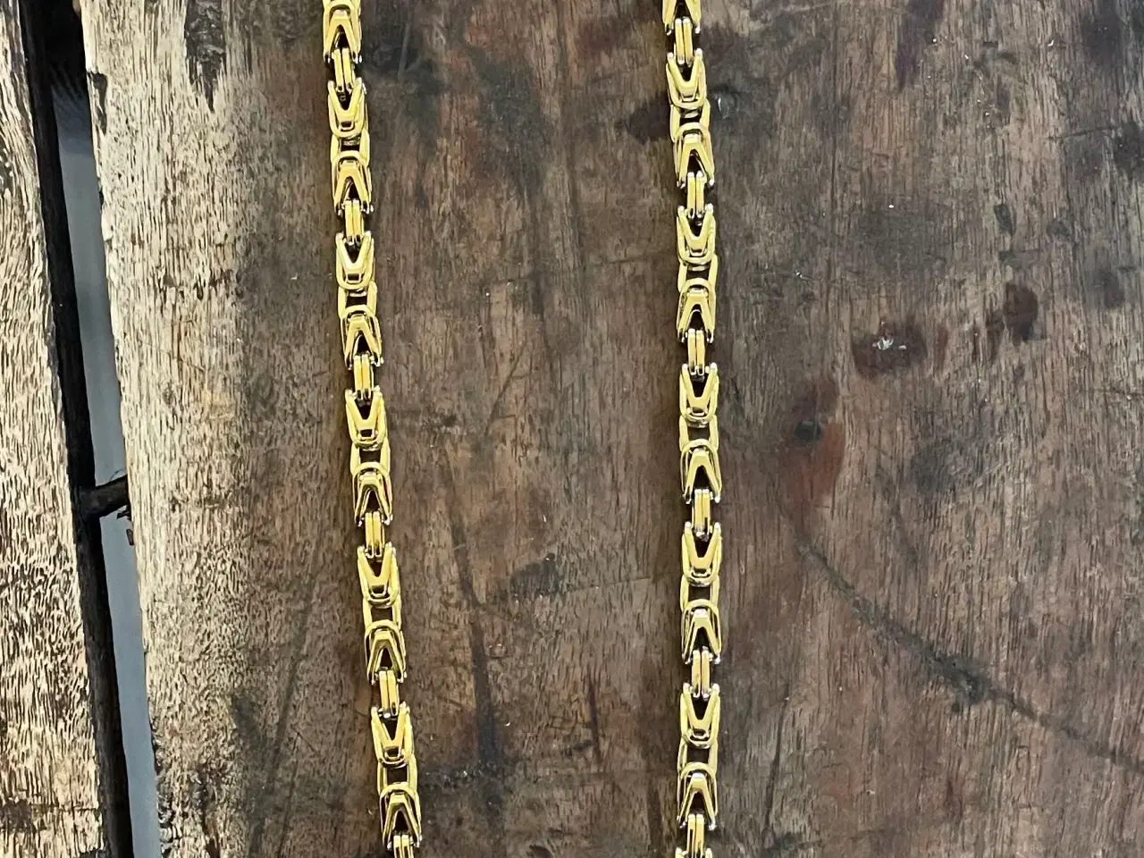 Billede 2 - 6mm 14kt goldfilled kongekæde