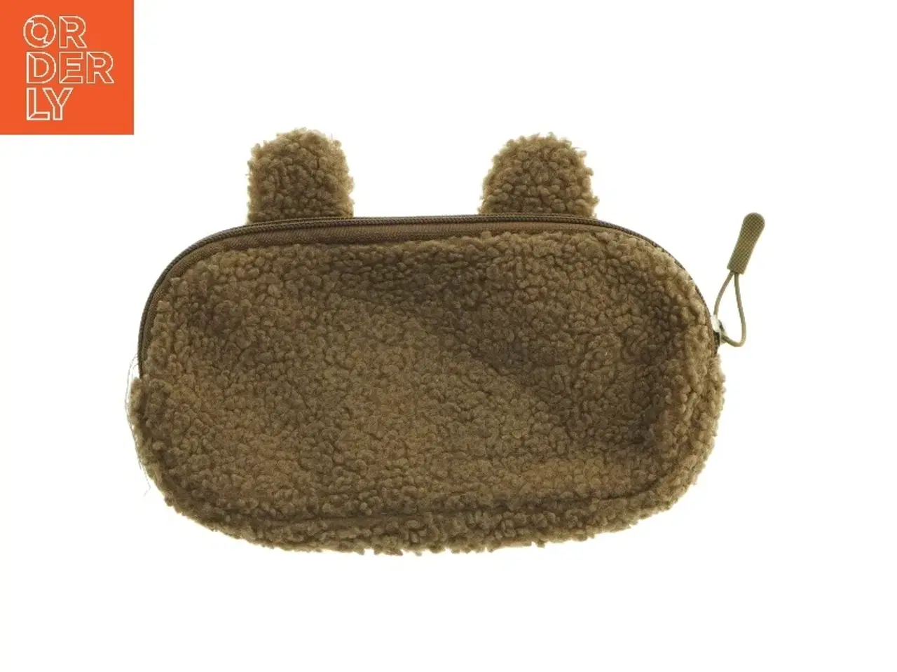 Billede 2 - Pennehus i plys med dyremotiv (str. 23 x. 13 cm)