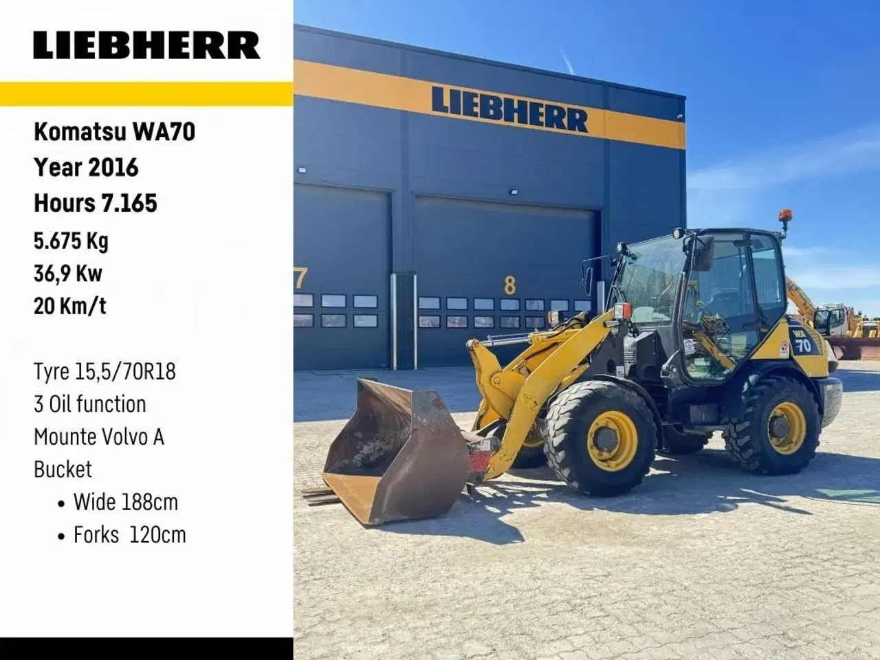 Billede 1 - Komatsu WA 70-8