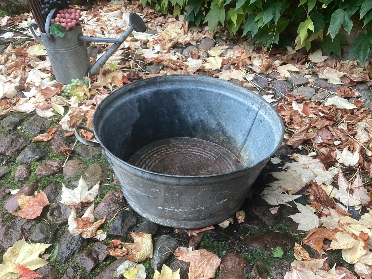 Billede 2 - Stor rund Zinkbalje. Glud&Marstrand