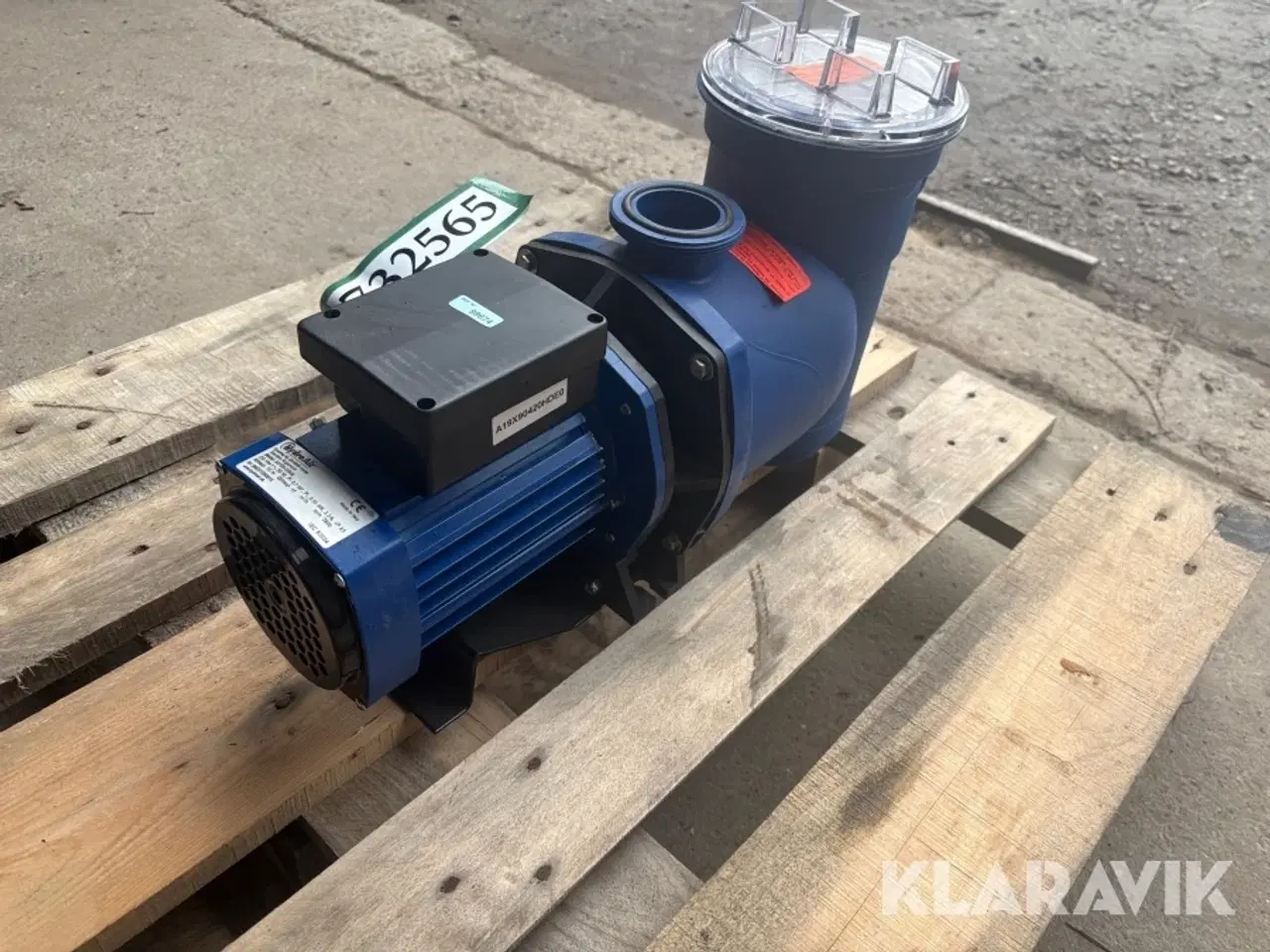 Billede 1 - Pool pumpe Hydro Air Argonaut pumpe AV100-2DNS