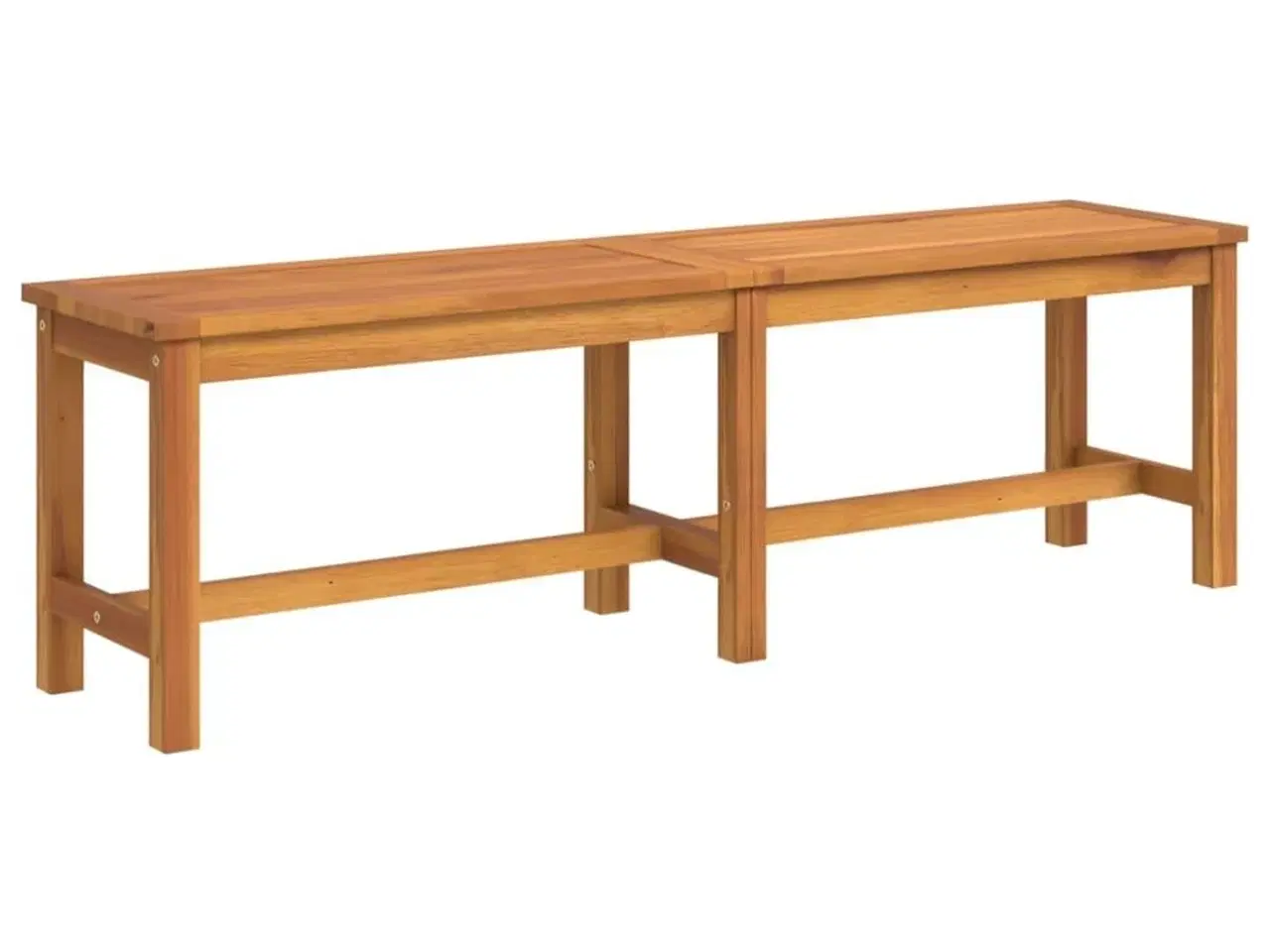 Billede 2 - Havebænk 150x35x45 cm massivt akacietræ