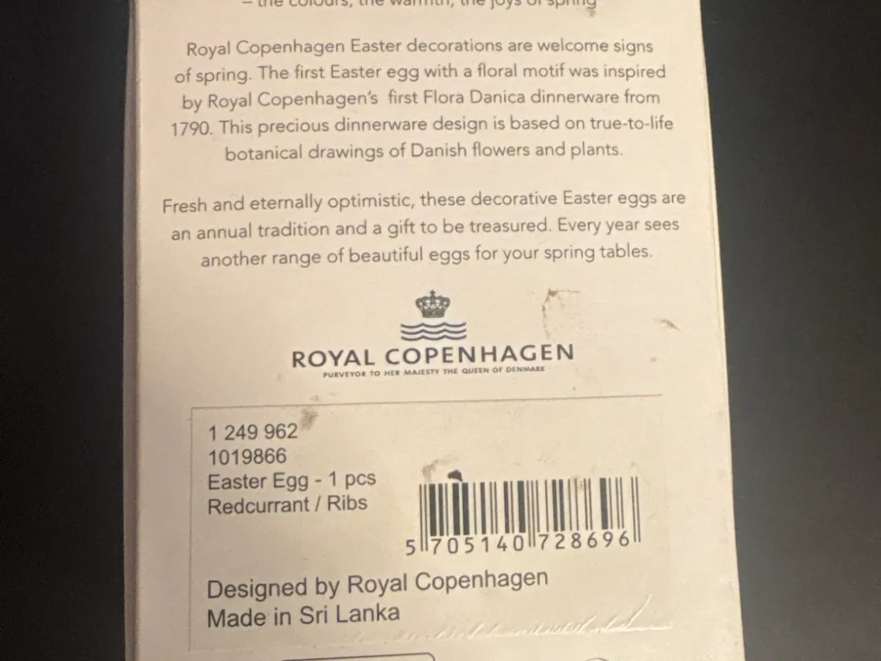 Billede 5 - Royal Copenhagen påskeæg ribs