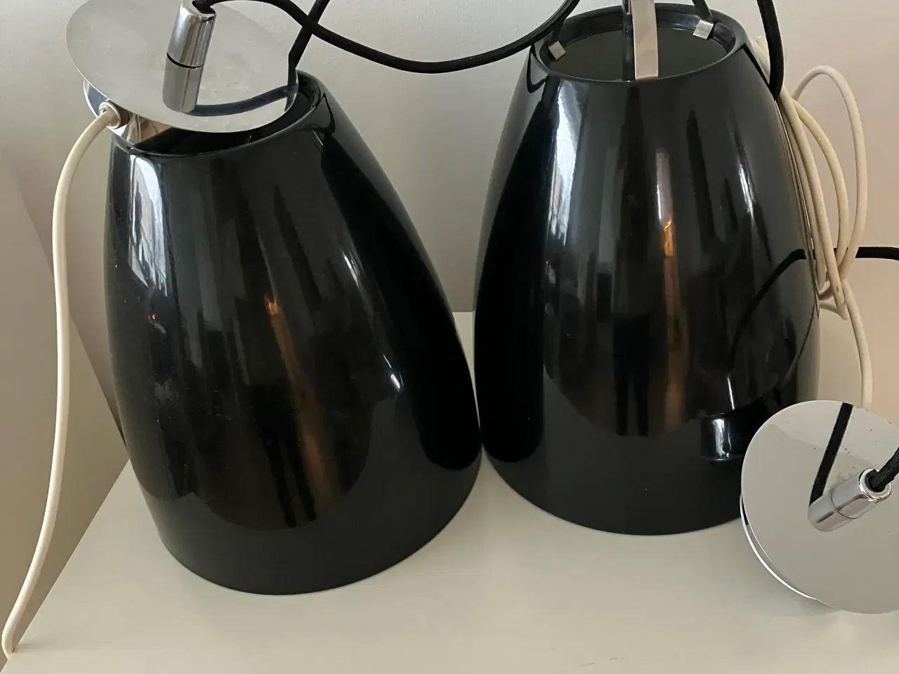 Billede 1 - Sorte metal loftslamper 