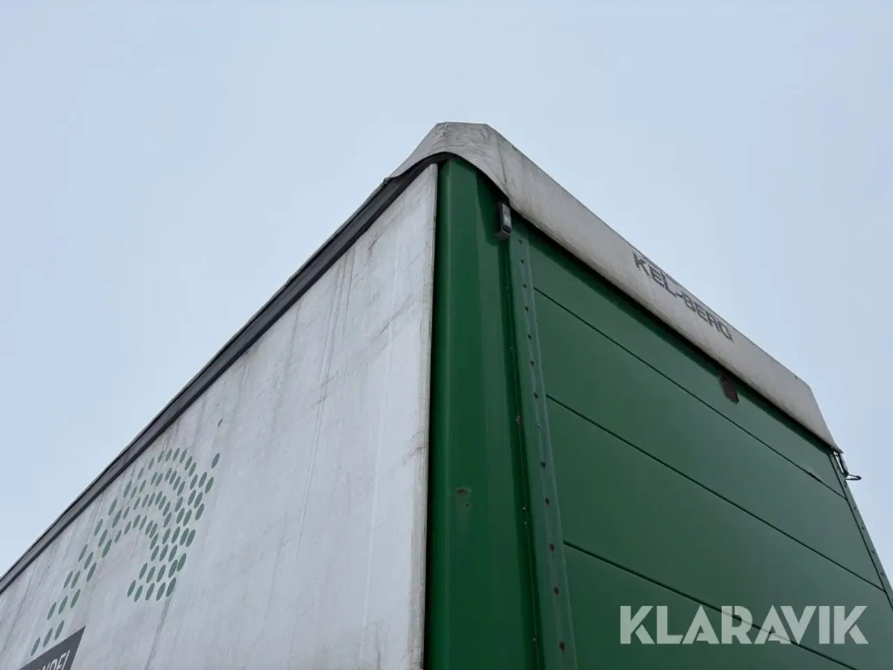 Billede 12 - Gardintrailer med liftbagsmæk Kel-Berg D510V PRSSL20-tri-sys