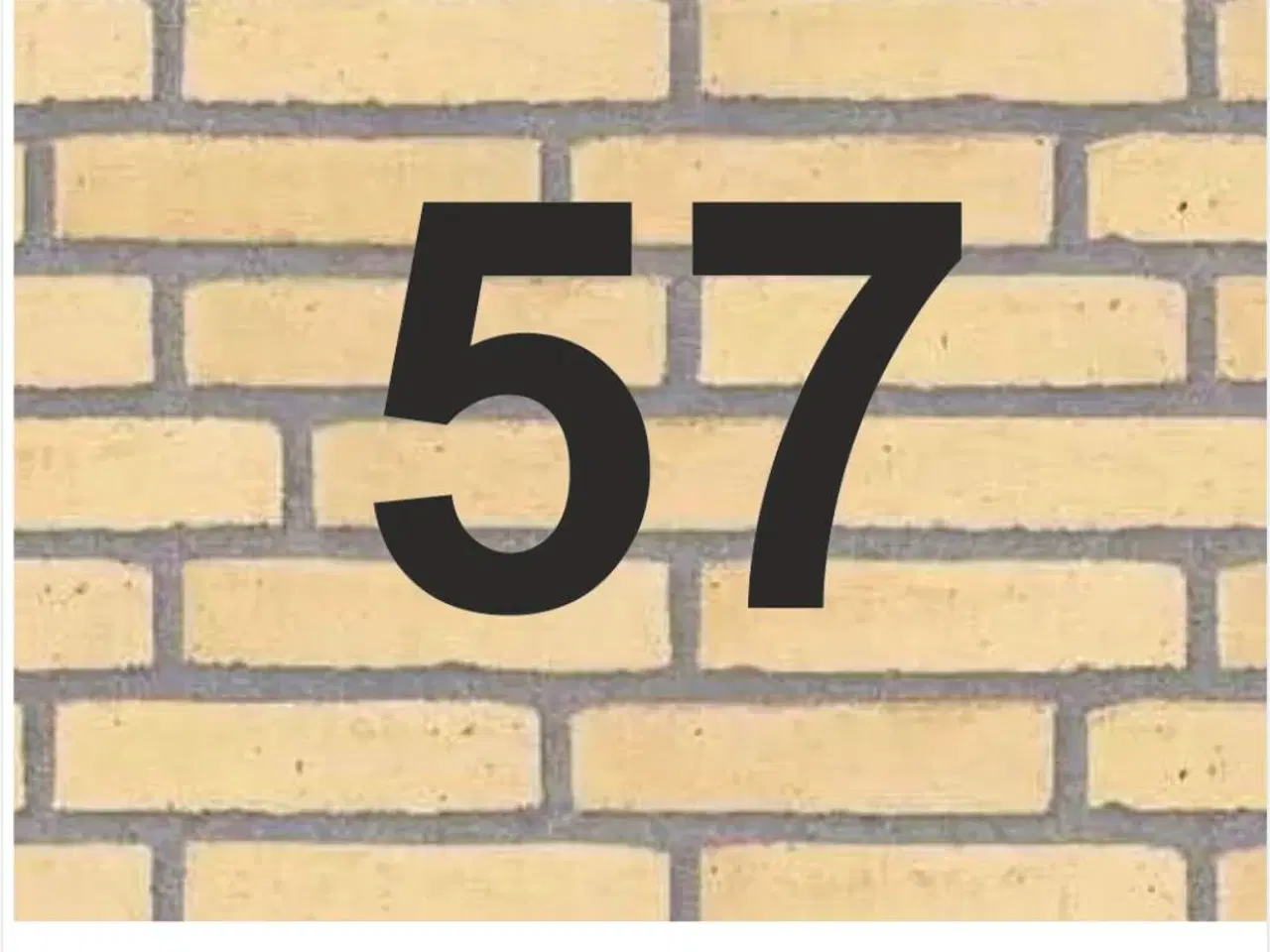 Billede 1 - Husnummer tal 20 cm