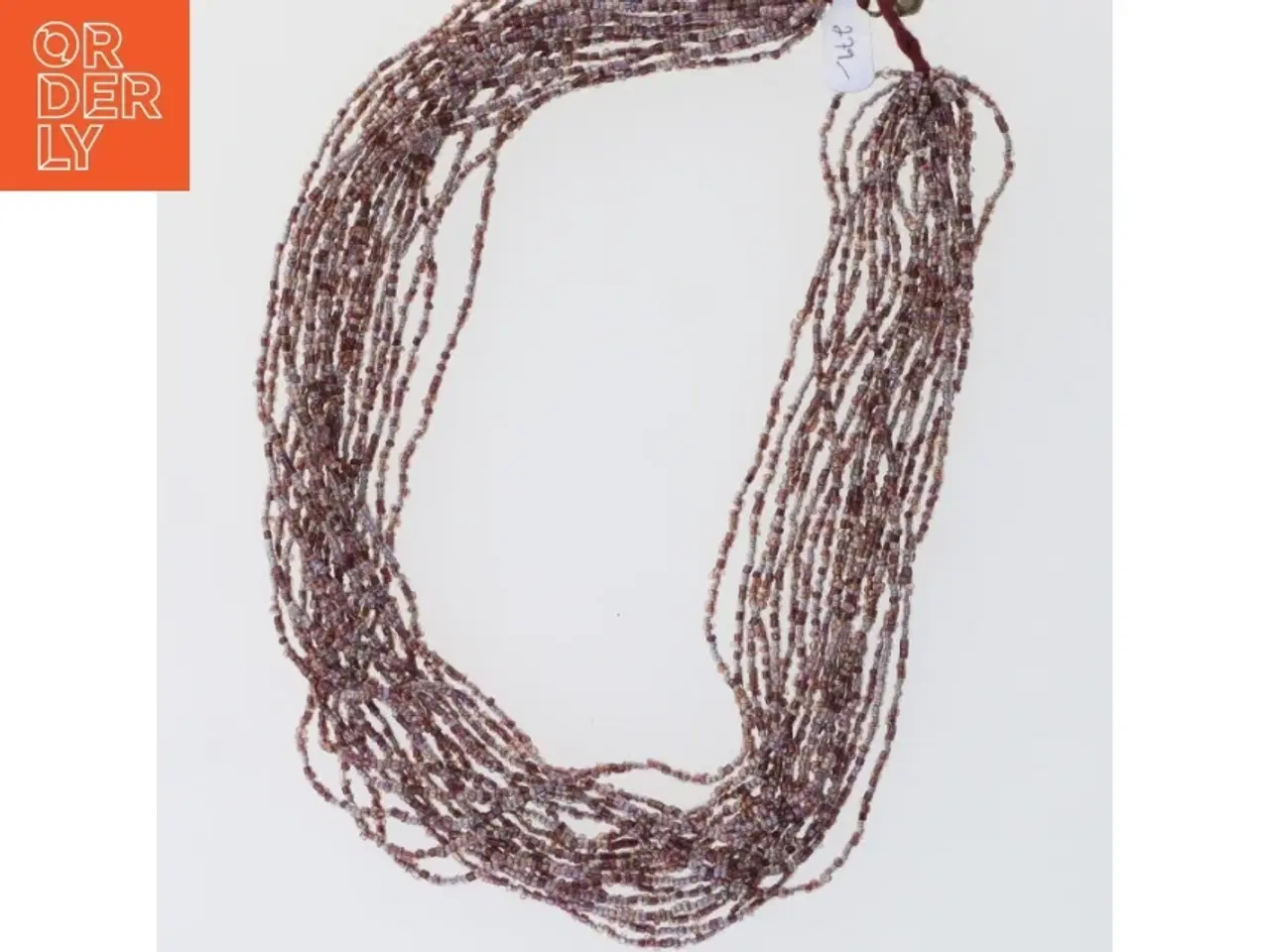 Billede 3 - Flervævet halskæde (str. 53 cm)
