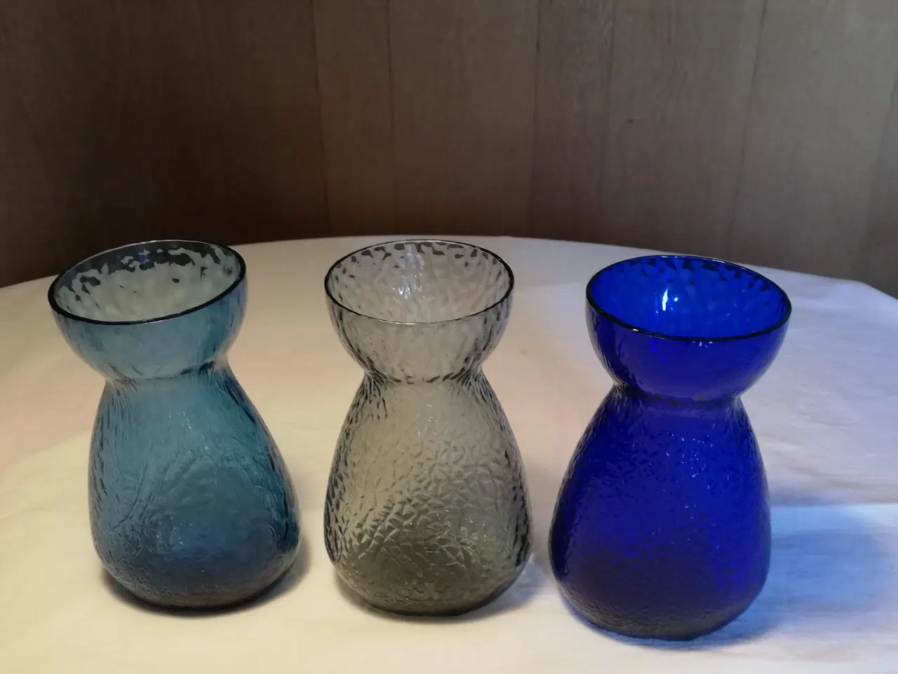 Billede 4 - Hyacintglas ovale hamret fra Kastrup Glasværk