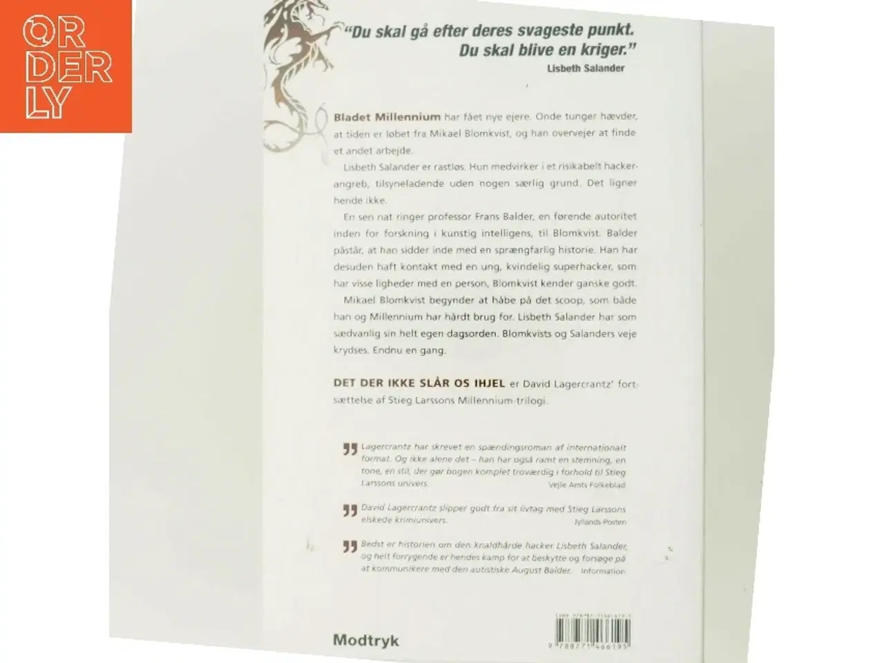 Billede 3 - Det der ikke slår os ihjel af David Lagercrantz (Bog)