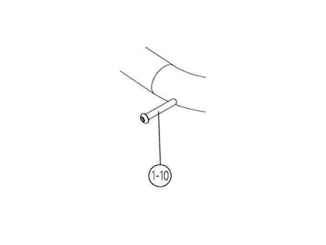 Billede 1 - BuzzRack Bottom head screw M8x55mm