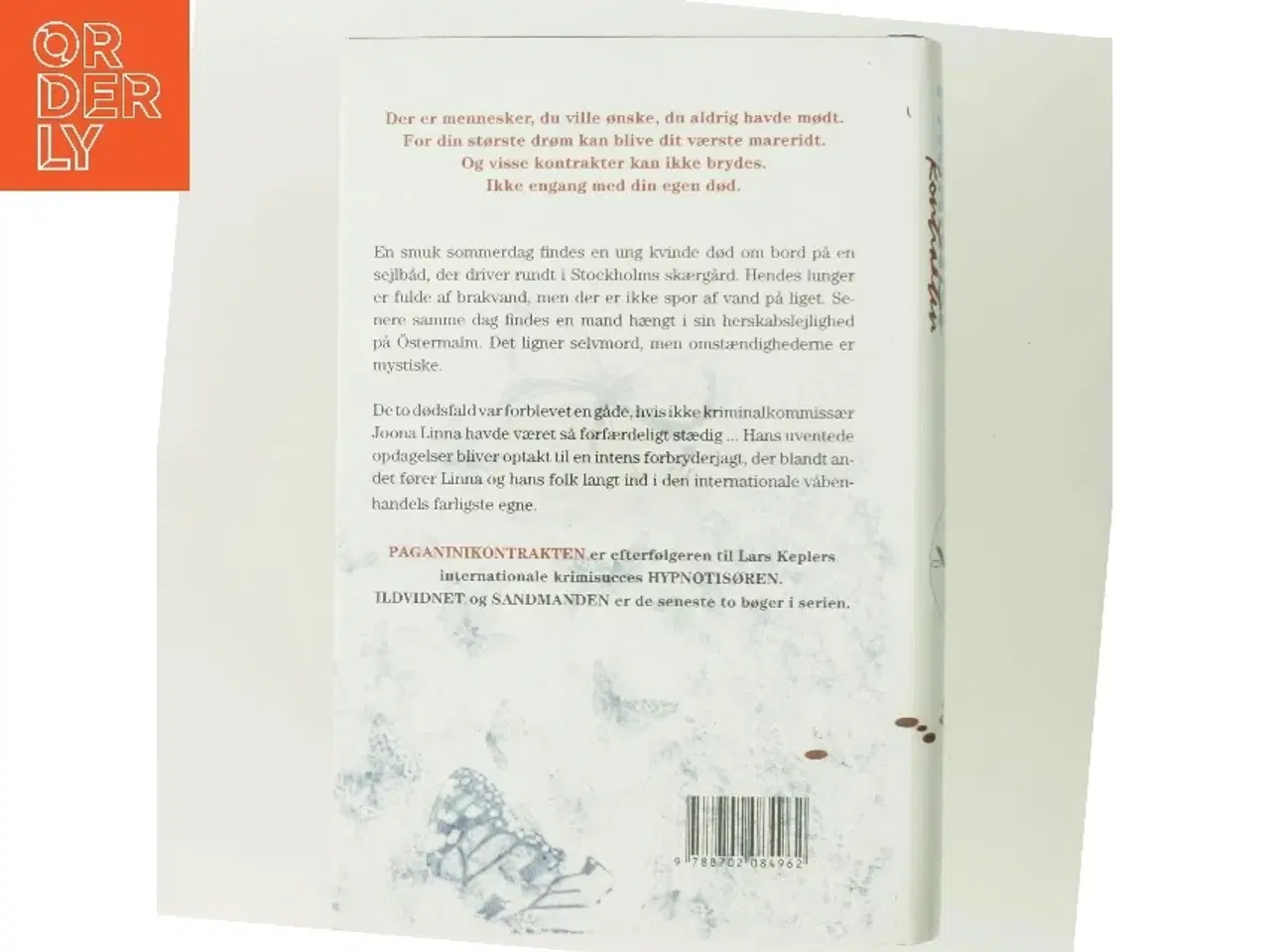 Billede 3 - Paganinikontrakten : Kriminalroman (Danish Language) af Lars Kepler (Bog)