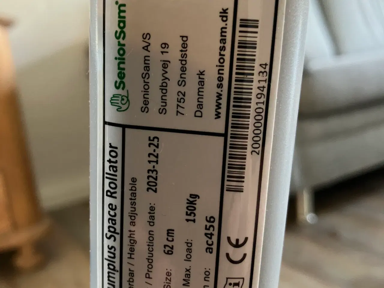 Billede 2 - Rollator fra SeniorSam