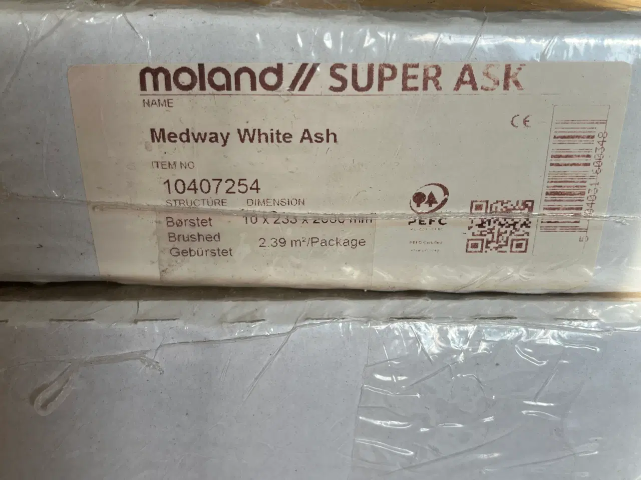 Billede 2 - Trægulv: Moland super ask Medway White ash