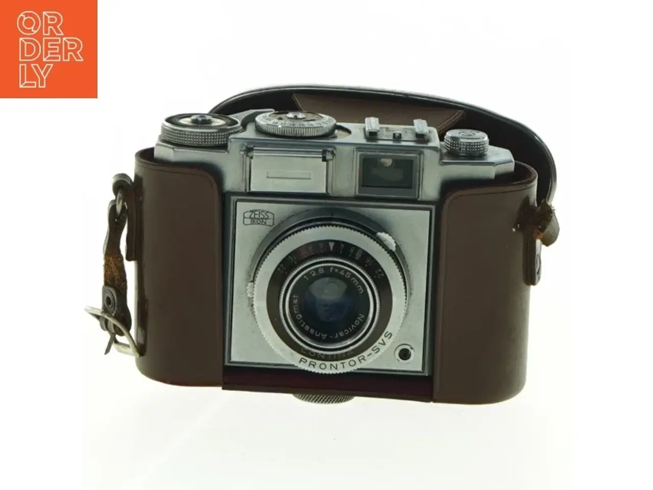 Billede 2 - Vintage kamera med læderetui fra Zeiss Ikon (str. 12 cm x 8 cm)