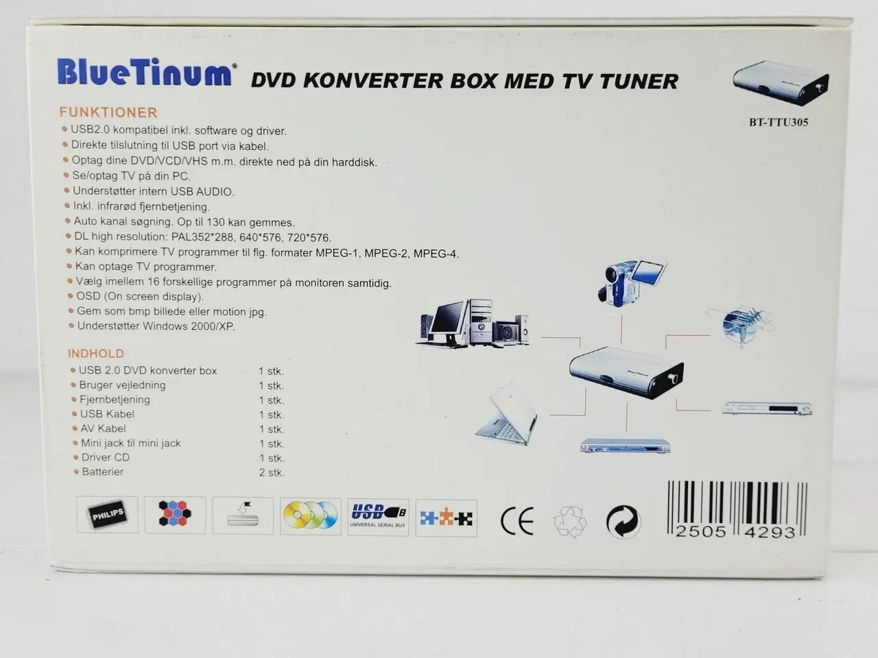 Billede 5 - ⭐- BlueTinum DVD Konverter Box: Konverter VHS/DVD 