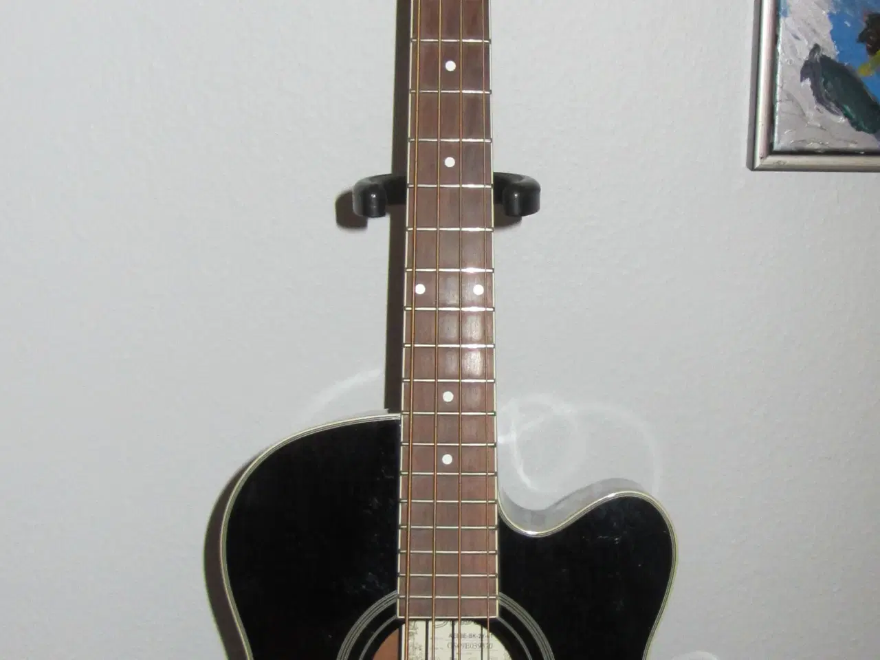 Billede 1 - Ibanez akustisk bas. Som ny.