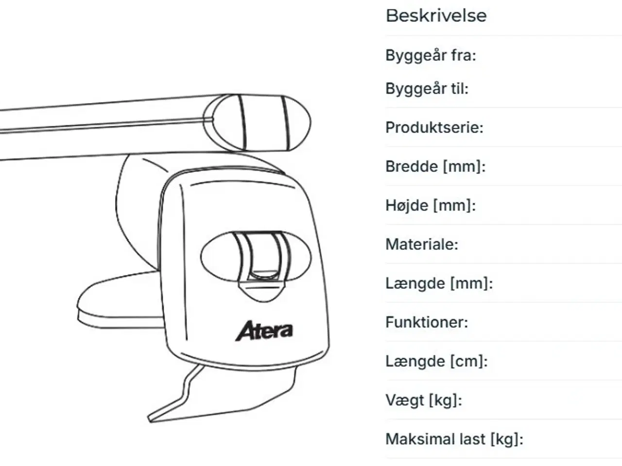 Billede 4 - Tagbøjler til Skoda Octavia