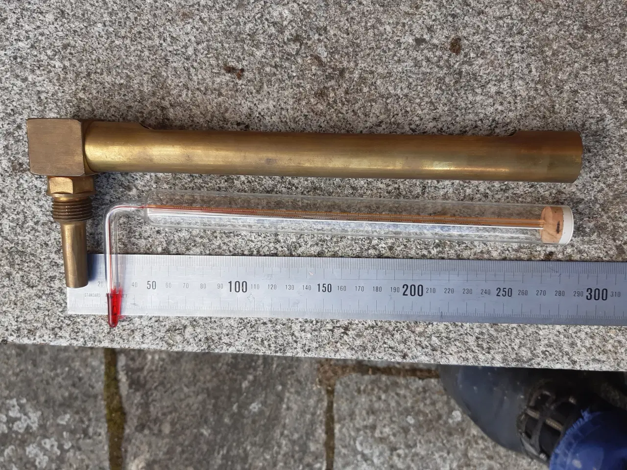 Billede 1 - Termometer VINKEL  3/4"  320mm Lang