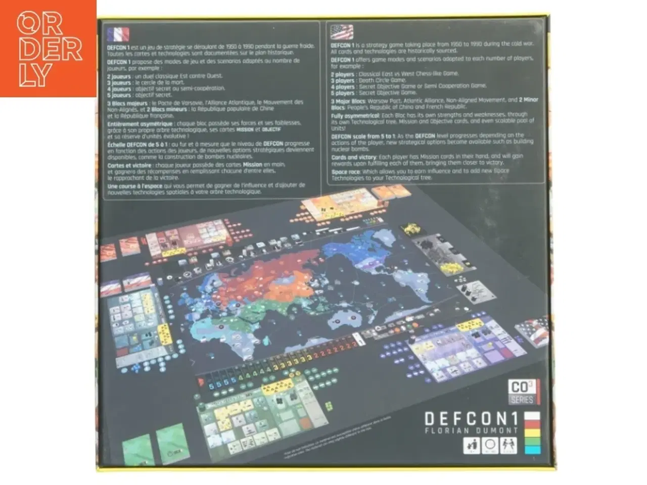 Billede 2 - DEFCON1 strategispil (str. 31x31 cm)