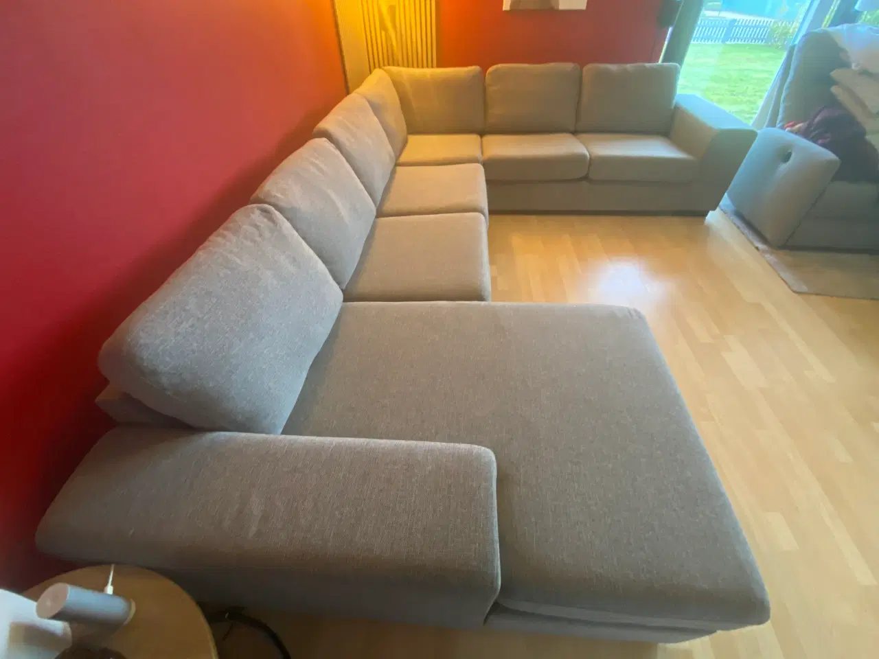 Billede 2 - Hjørnesofa med chaiselong 