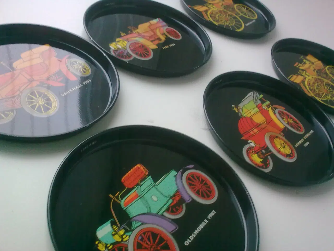 Billede 6 - Irma metal æske veteranbiler STOR dåse & coaster