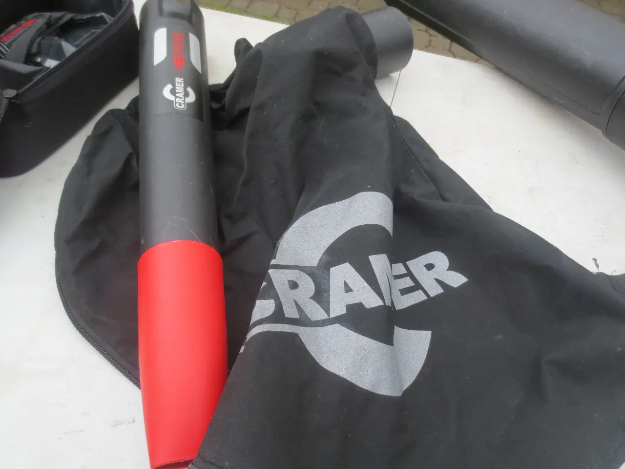 Billede 7 - 1 stk Cramer 48 volt Løvsuger/Blæser og ny Cramer 