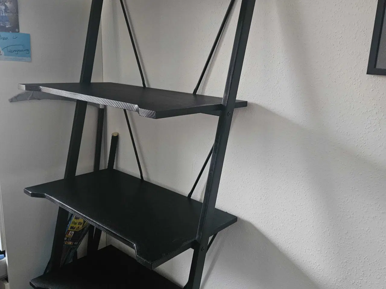 Billede 1 - Stigereol sort 5 hylder