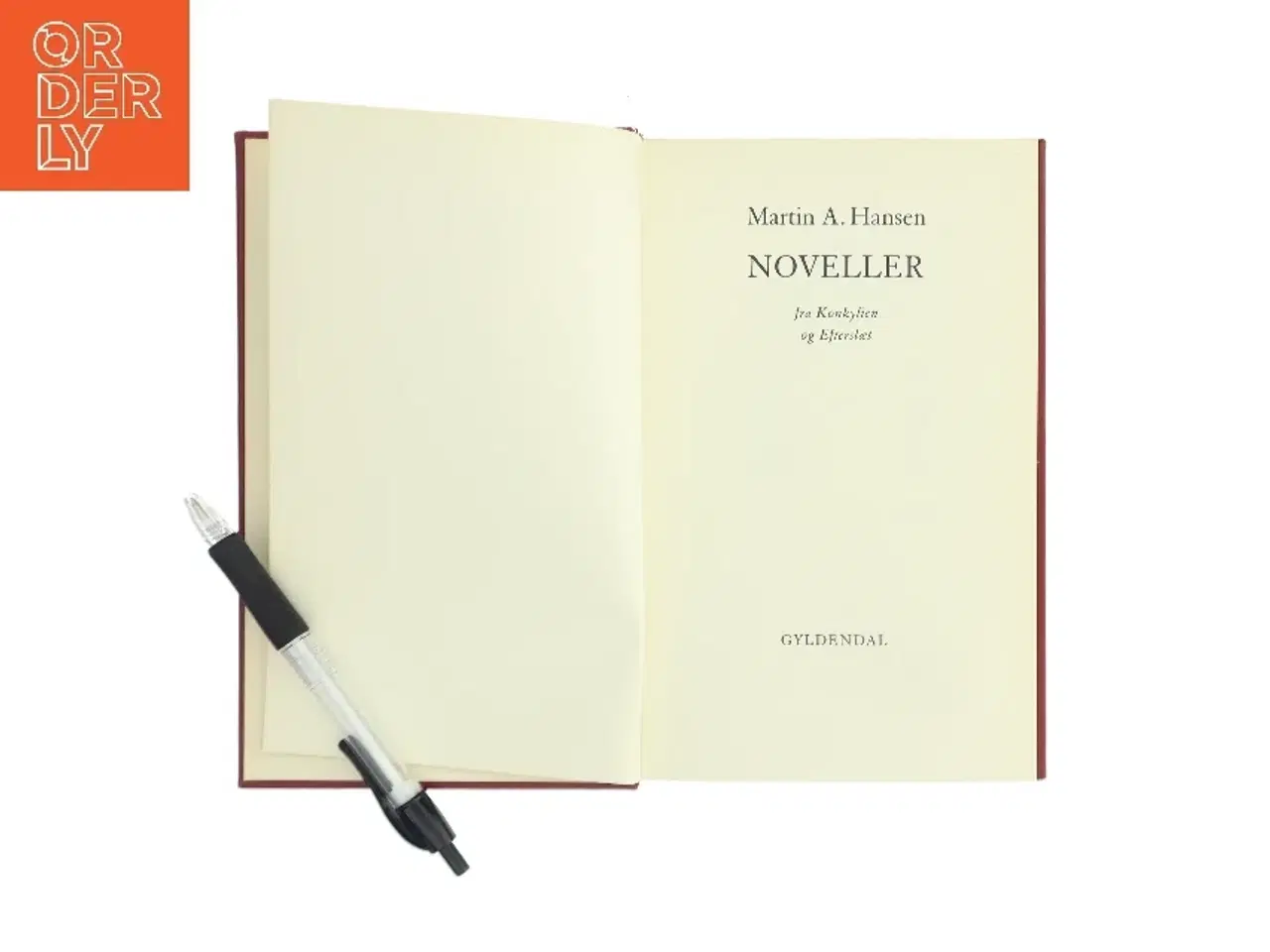Billede 2 - Noveller fra Konkylien og Efterslet af Martin A. Hansen (Bog)