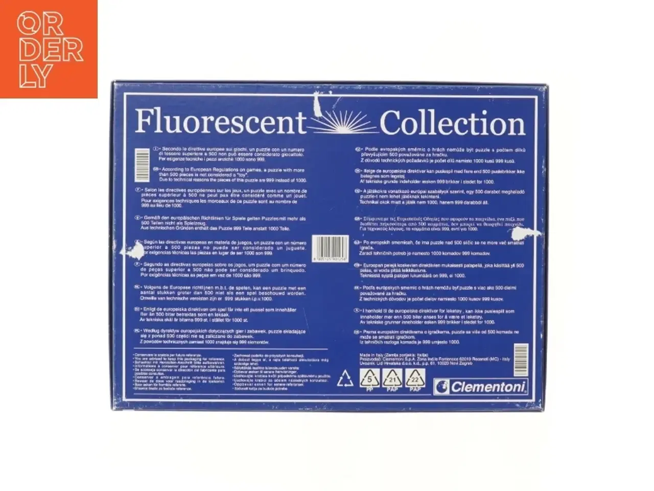 Billede 2 - Fluorescent Collection puslespil 1000 brikker fra Clementoni (str. 1000 brikker 67,7x47,7 cm)