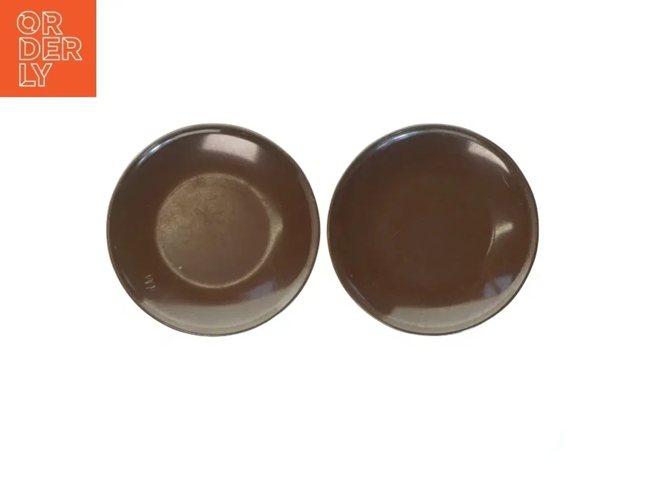 Billede 2 - Brune tallerkener (str. Ø 16 cm)