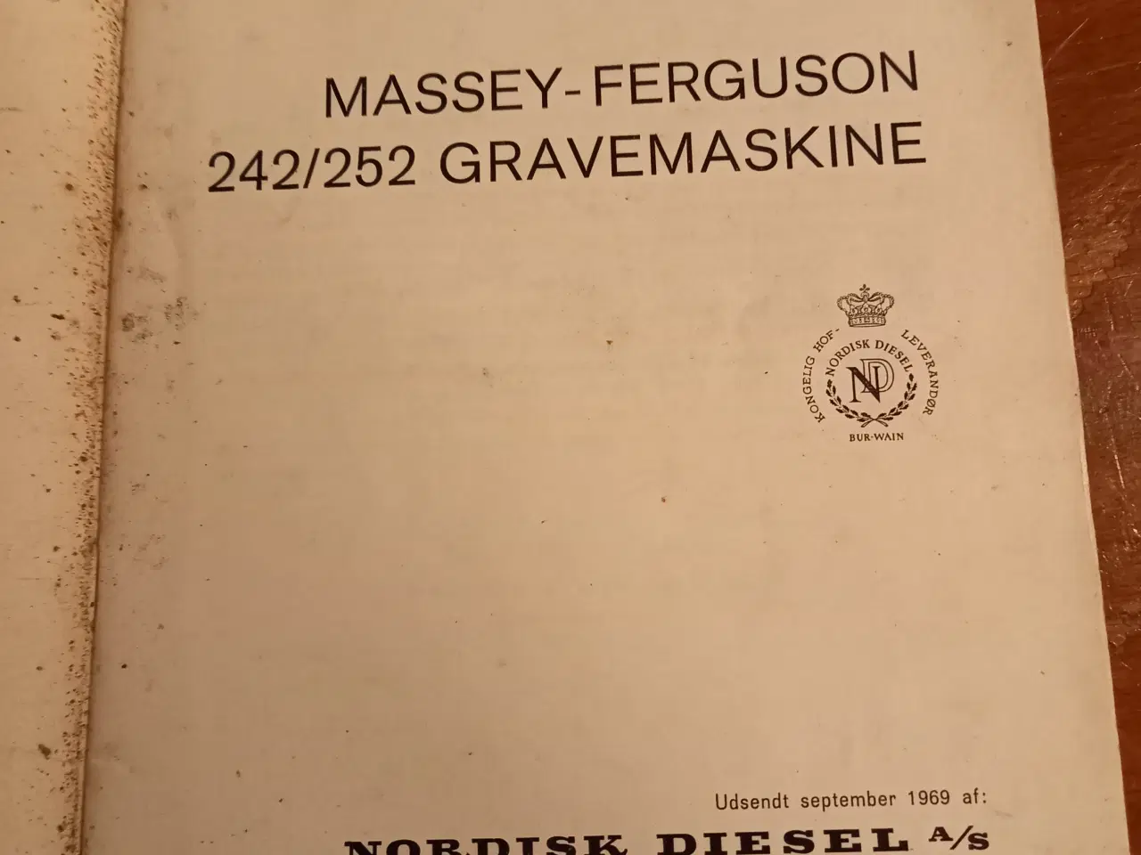 Billede 2 - Instruktionsbog til Massey-Ferguson 242 og 252