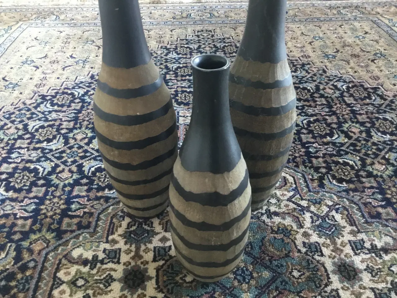 Billede 2 - 3 stk trævaser