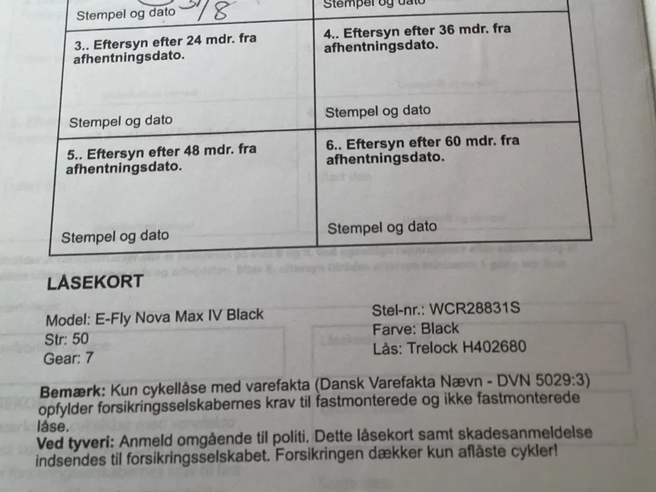 Billede 1 - El-cykel kun 963 km