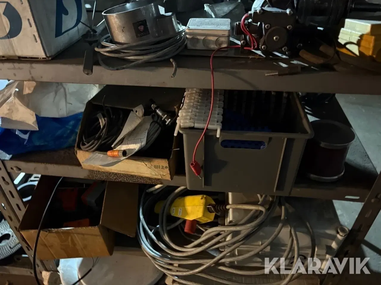 Billede 10 - Blandet lot diverse el, emnestål og wire.